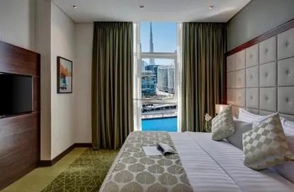 النزل و الشقق الفندقية - غرفة نوم - 1 حمام للايجار في رويال كونتيننتال سويتس - الخليج التجاري - دبي
