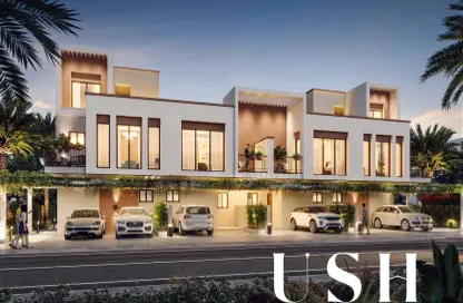 Outdoor House image for: Townhouse - 3 Bedrooms - 4 Bathrooms for sale in Portofino - Damac Lagoons - Dubai, Image 1