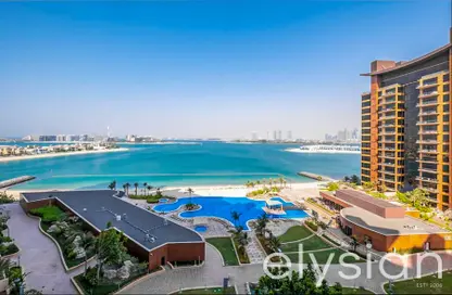 Apartment - 3 Bedrooms - 4 Bathrooms for rent in Ruby - Tiara Residences - Palm Jumeirah - Dubai