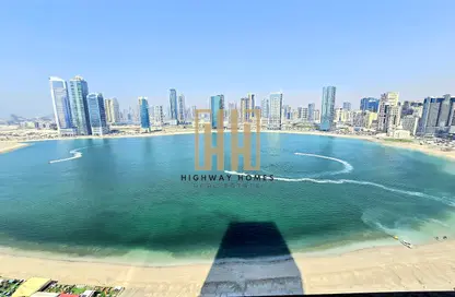 Apartment - 2 Bedrooms - 3 Bathrooms for rent in La Plage Tower - Al Mamzar - Sharjah - Sharjah