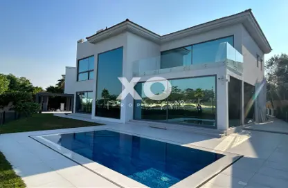 Pool image for: Villa - 5 Bedrooms - 5 Bathrooms for rent in Entertainment Foyer - European Clusters - Jumeirah Islands - Dubai, Image 1
