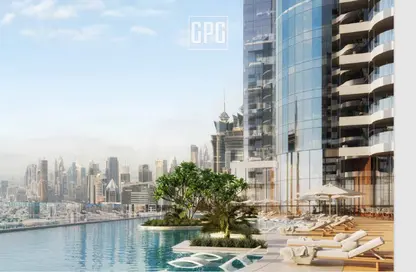 Pool image for: Apartment - 1 Bedroom - 1 Bathroom for sale in Al Habtoor Tower - Al Habtoor City - Business Bay - Dubai, Image 1