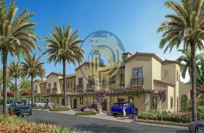 Townhouse - 2 Bedrooms - 3 Bathrooms for rent in Bloom Living - Zayed City (Khalifa City C) - Khalifa City - Abu Dhabi