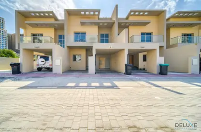 Outdoor House image for: Townhouse - 3 Bedrooms - 3 Bathrooms for rent in District 12T - Jumeirah Village Circle - Dubai, Image 1