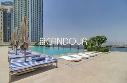 Pool image for: Apartment - 3 Bedrooms - 3 Bathrooms for rent in Address Harbour Point Tower 1 - Address Harbour Point - Dubai Creek Harbour (The Lagoons) - Dubai, Image 1