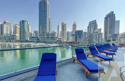Apartment - 1 Bedroom - 2 Bathrooms for rent in The Point - Dubai Marina - Dubai