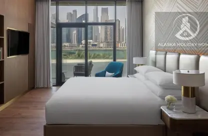 Apartment - 1 Bedroom - 1 Bathroom for rent in Intercontinental Residences Business Bay - Business Bay - Dubai