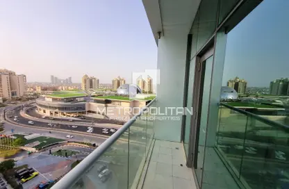 Balcony image for: Apartment - 1 Bathroom for rent in Seven Palm - Palm Jumeirah - Dubai, Image 1