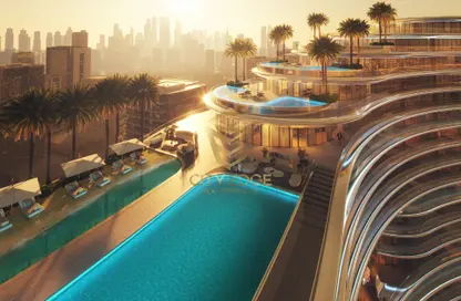 Apartment - Studio - 1 Bathroom for sale in Binghatti Aquarise - Business Bay - Dubai