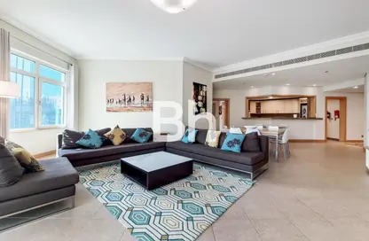 Apartment - 3 Bedrooms - 3 Bathrooms for rent in Al Das - Shoreline Apartments - Palm Jumeirah - Dubai