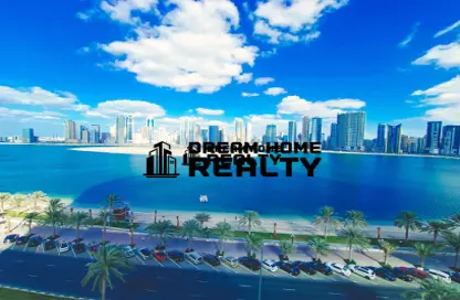Apartment - 3 Bedrooms - 3 Bathrooms for rent in Palm Tower - Al Khan Lagoon - Al Khan - Sharjah