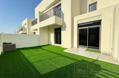 Terrace image for: Townhouse - 3 Bedrooms - 3 Bathrooms for rent in Reem Townhouses - Town Square - Dubai, Image 1