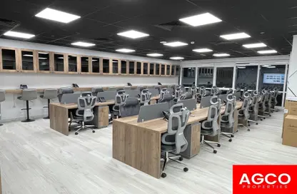 Office Space - Studio - 1 Bathroom for rent in Grosvenor Office Tower - Business Bay - Dubai