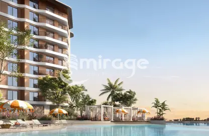 Pool image for: Apartment - 3 Bedrooms - 5 Bathrooms for sale in Gardenia Bay - Yas Island - Abu Dhabi, Image 1