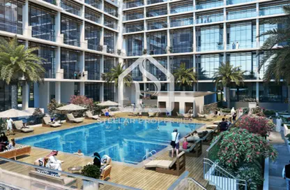Pool image for: Duplex - 2 Bedrooms - 3 Bathrooms for sale in Oasis 2 - Oasis Residences - Masdar City - Abu Dhabi, Image 1