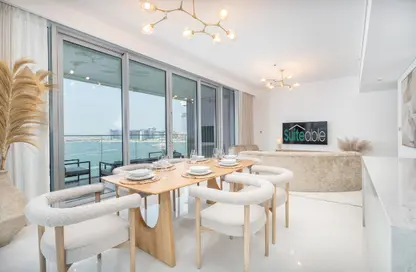 Apartment - 3 Bedrooms - 3 Bathrooms for rent in Beach Isle Tower 2 - Beach Isle - EMAAR Beachfront - Dubai Harbour - Dubai