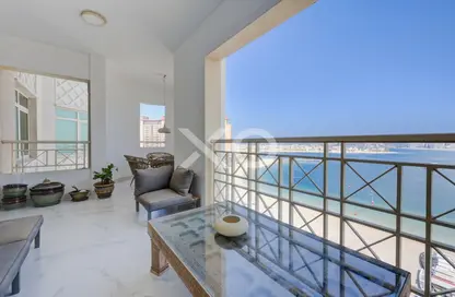 Apartment - 2 Bedrooms - 3 Bathrooms for rent in Al Nabat - Shoreline Apartments - Palm Jumeirah - Dubai