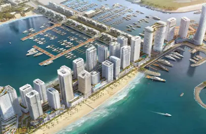 Apartment - 1 Bedroom - 1 Bathroom for sale in Grand Bleu Tower 2 - EMAAR Beachfront - Dubai Harbour - Dubai
