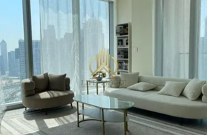 Living Room image for: Apartment - 2 Bedrooms - 3 Bathrooms for rent in Forte 2 - Forte - Downtown Dubai - Dubai, Image 1