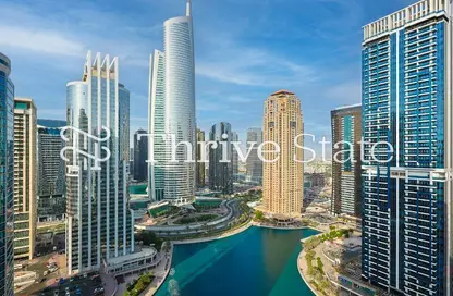 شقة - 1 حمام للايجار في ليك فيو - (JLT) مجمع B - أبراج بحيرة الجميرا - دبي