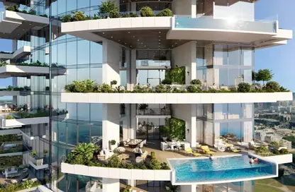 Pool image for: Apartment - 3 Bedrooms - 4 Bathrooms for sale in Cavalli Casa Tower - Al Sufouh 2 - Al Sufouh - Dubai, Image 1