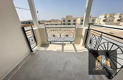 Balcony image for: Apartment - 1 Bathroom for rent in Villa Compound - Khalifa City - Abu Dhabi, Image 1