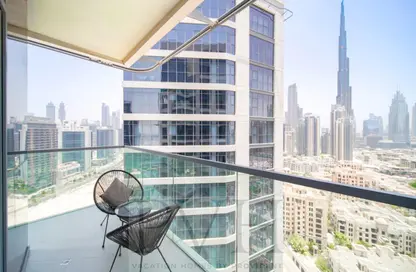 شقة - غرفة نوم - 2 حمامات للايجار في بلفيو برج 2 - أبراج بلفيو - دبي وسط المدينة - دبي شقة - غرفة نوم - 2 حمامات للايجار في بلفيو برج 2 - أبراج بلفيو - دبي وسط المدينة - دبي