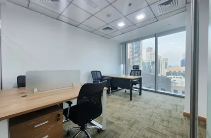 Office Space - Studio - 3 Bathrooms for rent in The Binary Tower - Business Bay - Dubai