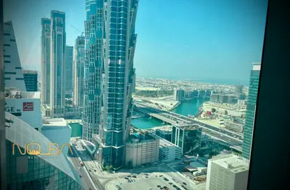 Office Space - Studio - 1 Bathroom for rent in The Prism - Business Bay - Dubai