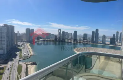 Apartment - 3 Bedrooms - 3 Bathrooms for rent in Al Shahd Tower - Al Khan Lagoon - Al Khan - Sharjah