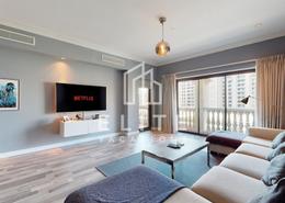 Living Room image for: Apartment - 1 bedroom - 2 bathrooms for rent in Golden Mile 8 - Golden Mile - Palm Jumeirah - Dubai, Image 1