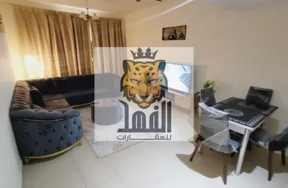 Apartment - 2 Bedrooms - 2 Bathrooms for rent in Orient Tower 1 - Orient Towers - Al Bustan - Ajman