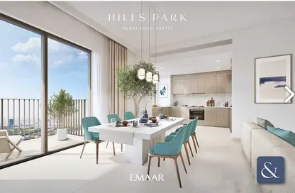 Dining Room image for: Apartment - 1 Bedroom - 1 Bathroom for sale in Hills Park - Dubai Hills Estate - Dubai, Image 1