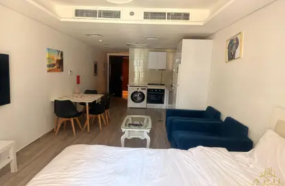 Apartment - Studio - 1 Bathroom for rent in Laya Mansion - Jumeirah Village Circle - Dubai