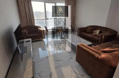 Apartment - 1 Bedroom - 2 Bathrooms for rent in Oasis Tower - Al Rashidiya 1 - Al Rashidiya - Ajman