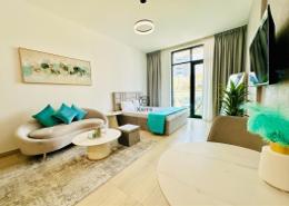 Living Room image for: Studio - 1 bathroom for rent in Pantheon Elysee II - Jumeirah Village Circle - Dubai, Image 1