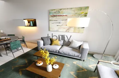 Living Room image for: Townhouse - 3 Bedrooms - 4 Bathrooms for rent in Noya - Yas Island - Abu Dhabi, Image 1