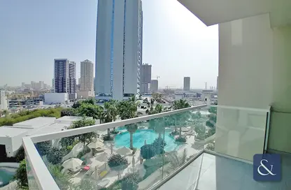 Apartment - 1 Bathroom for rent in Hameni Tower - Jumeirah Village Circle - Dubai