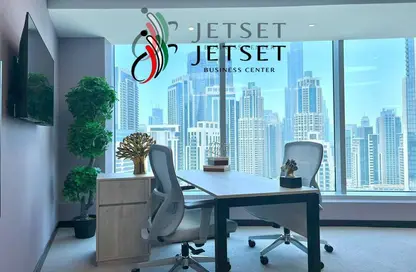 Office Space - Studio - 2 Bathrooms for rent in The Prime Tower - Business Bay - Dubai
