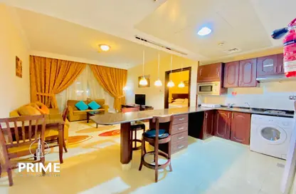 Kitchen image for: Apartment - 1 Bedroom - 2 Bathrooms for rent in Al Wahda Street - Al Wahda - Abu Dhabi, Image 1