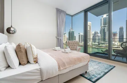 Apartment - 1 Bedroom - 1 Bathroom for rent in LIV Residence - Dubai Marina - Dubai