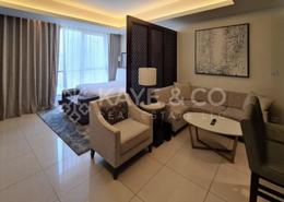 صورةغرفة المعيشة لـ: Studio - 1 حمام للكراء في فندق العنوان داونتاون - دبي وسط المدينة - دبي, صورة 1