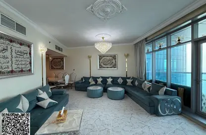 Apartment - 2 Bedrooms - 3 Bathrooms for sale in Corniche Tower - Ajman Corniche Road - Ajman