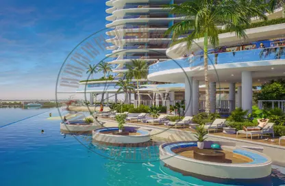 Pool image for: Apartment - 3 Bedrooms - 3 Bathrooms for sale in Oceanz by Danube - Maritime City - Dubai, Image 1