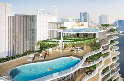 شقة - غرفة نوم - 1 حمام للبيع في شيك تاور - الخليج التجاري - دبي