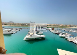 Apartment - 3 bedrooms - 4 bathrooms for rent in Marina Residences 4 - Marina Residences - Palm Jumeirah - Dubai