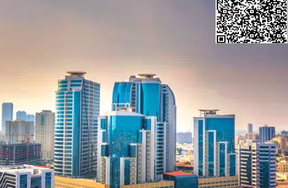 شقة - غرفة نوم - 2 حمامات للبيع في أورينت تاور 1 - أورينت تاور - البستان - عجمان