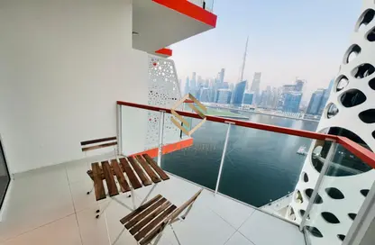 Balcony image for: Apartment - 1 Bathroom for rent in Millennium Binghatti Residences - Business Bay - Dubai, Image 1