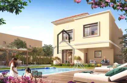 Pool image for: Villa - 3 Bedrooms - 4 Bathrooms for sale in Yas Park Gate - Yas Island - Abu Dhabi, Image 1