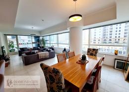 Living / Dining Room image for: Apartment - 2 bedrooms - 2 bathrooms for rent in Al Sahab 2 - Al Sahab - Dubai Marina - Dubai, Image 1